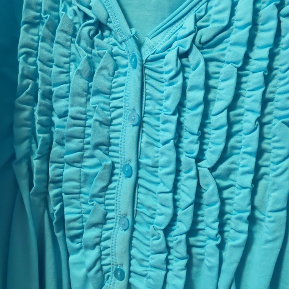 Long Sleeve Henley Tee - 26/28 - Picture 2 of 5